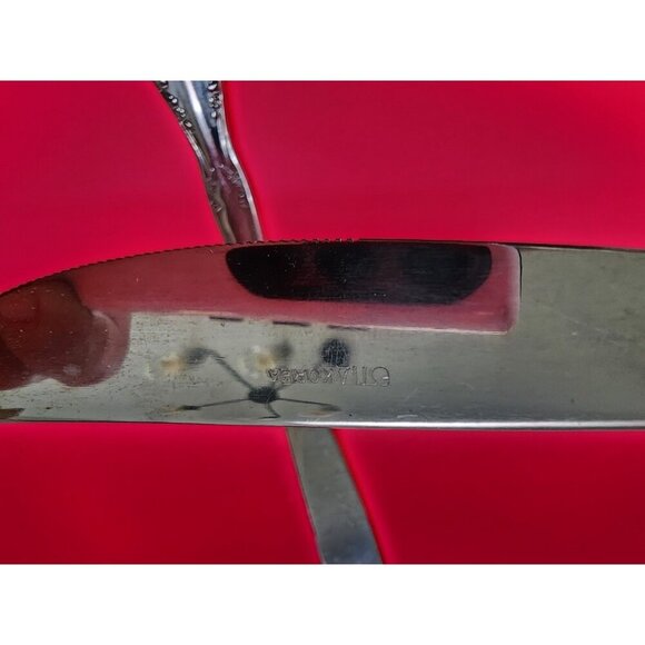 Estia Cascade Dinner Knife Stainless Glossy Flatware Lot of 3 Knives Korea - Picture 3 of 3